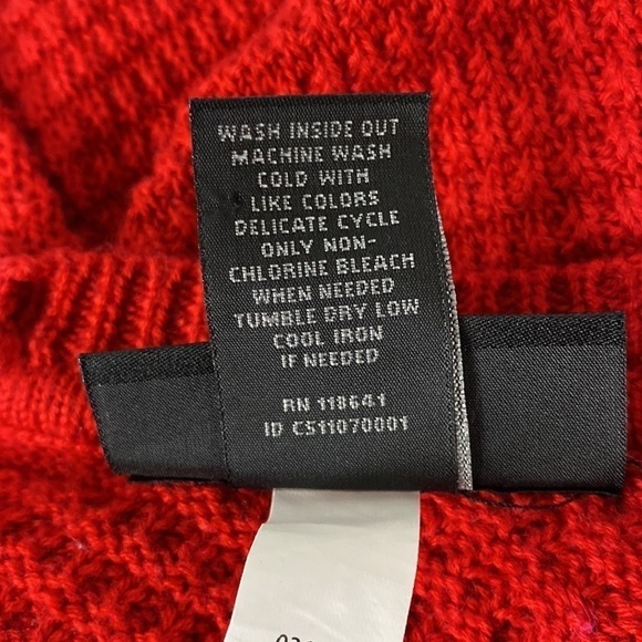 Lane Bryant 3/4 Sleeve Sweater Red Size 14/16 - Picture 9 of 9